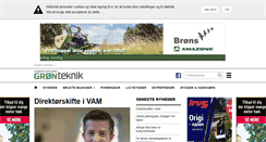 Desktop Screenshot of gronteknik.dk