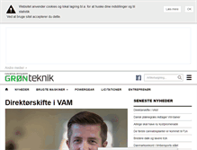 Tablet Screenshot of gronteknik.dk